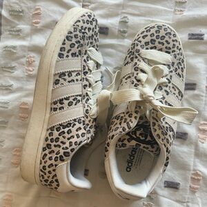 WMNS SZ 10 Adidas Campus Leopard Chunky Skate-style sneakers
